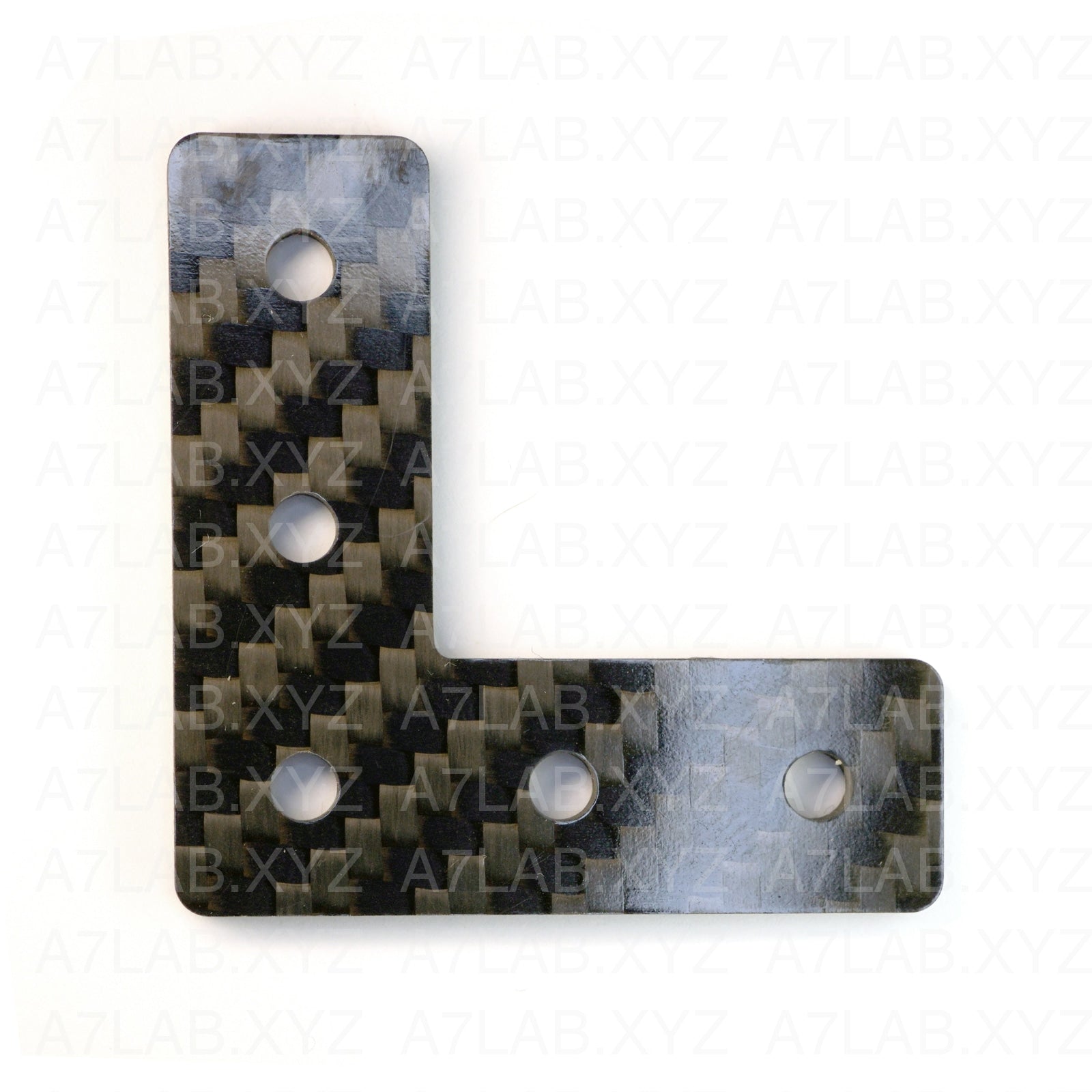 L-shape 1515 profile M3, M4 (CNC machined) carbon plate